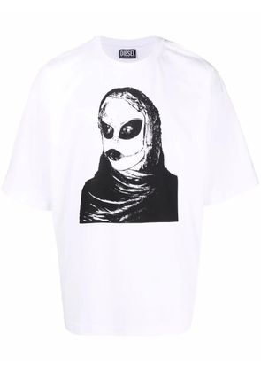 Diesel Green Label alien-print T-shirt - White