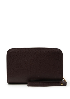 Louis Vuitton Pre-Owned 2002 Taiga Pochette Baikal clutch bag - Red