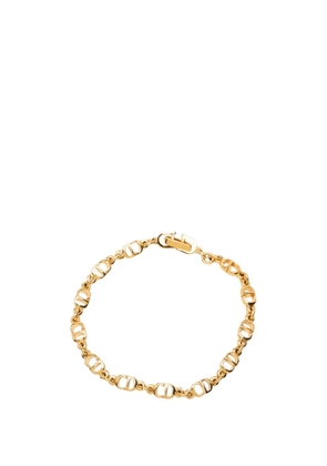 Christian Dior Pre-Owned 20th Century Gold Plated CD Logo Bracelet costume bracelet