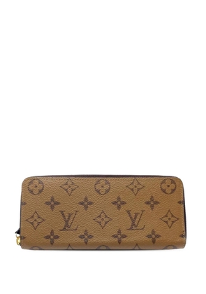 Louis Vuitton Pre-Owned 2021-2026 Monogram Reverse Clemence Wallet long wallets - Brown