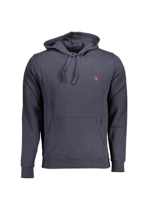 U.S. POLO ASSN. logo-embroidered hoodie - Blue