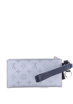 Louis Vuitton Pre-Owned Alpha Pouch Limited Edition Monogram Satellite Canvas clutch bag - Grey