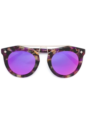 MCM aviator style tortoiseshell sunglasses - Purple