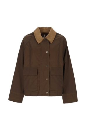 Marella Emmcarnet waxed-finish jacket - Brown