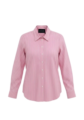 Black Label striped long-sleeve shirt - Pink