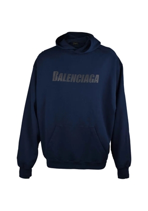 Balenciaga logo hoodie - Blue