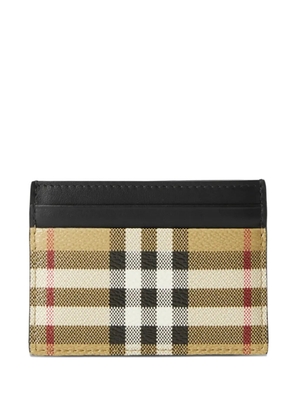 Burberry check-pattern cardholder - Neutrals