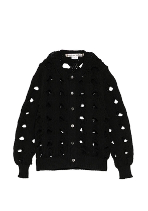 Comme Des Garçons chunky-knit cardigan - Black