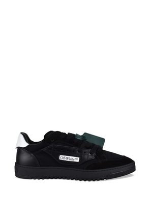 Off-White leather suede sneakers - Black