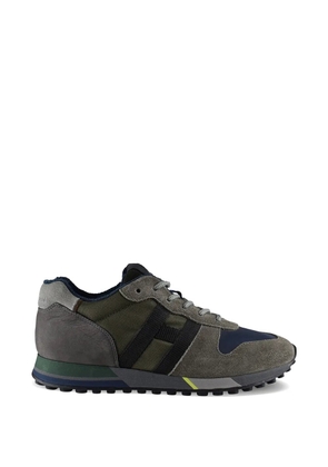 Hogan H383 logo suede sneakers - Grey