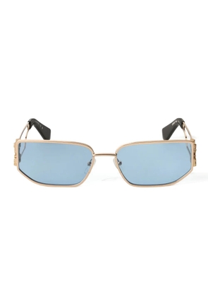 Off-White Allen arrow-motif sunglasses - Gold