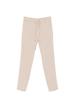 BOSS drawstring-waist trousers - Neutrals
