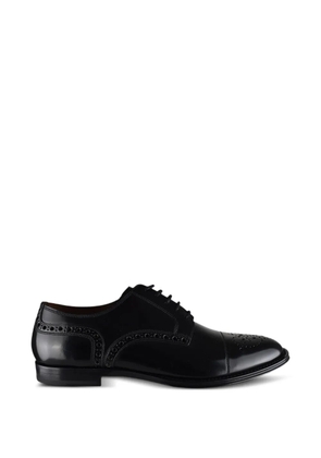 Dolce & Gabbana perforated-detail lace-up oxford - Black