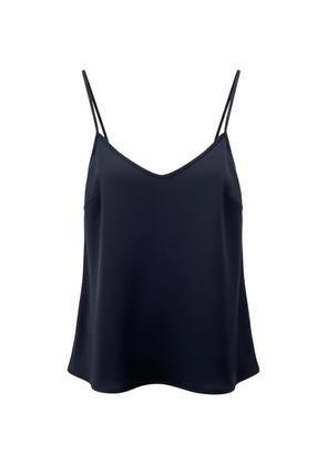 Black Label spaghetti-strap v-neck top - Blue