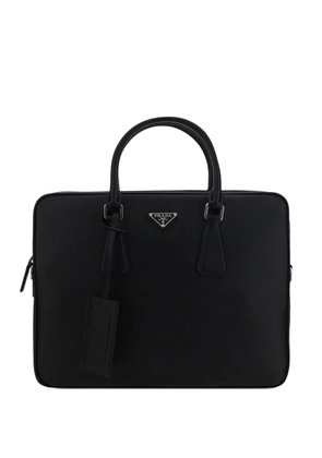Prada Saffiano leather briefcase - Black