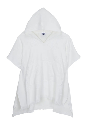 Vilebrequin Paco terry cotton poncho - White