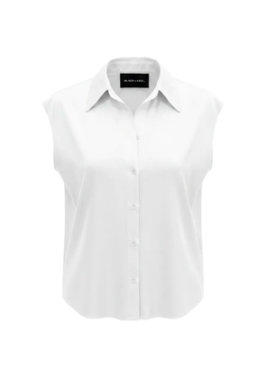 Black Label sleeveless shirt - White