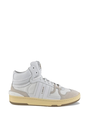 Lanvin high-top clay sneakers - White