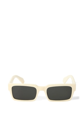 Off-White Huntington rectangle-frame sunglasses - Neutrals