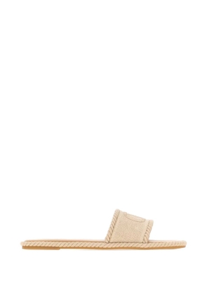 Valentino Garavani VLogo Signature flat sandals - Neutrals