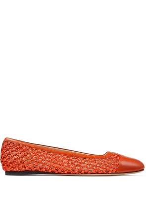 Jimmy Choo Watson ballerina shoes - Orange