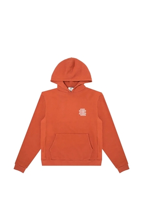 ERIC EMANUEL logo-detail hoodie - Orange