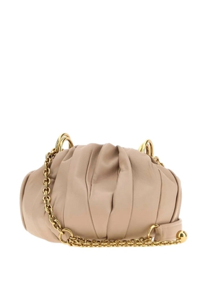 Chloé Plissé leather shoulder bag - Neutrals