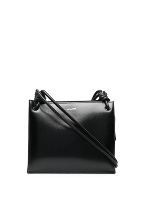 Jil Sander small Giro leather crossbody bag - Black