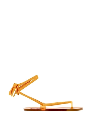 Ancient Greek Sandals Esther lace-up sandals - Orange