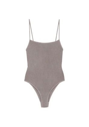 Paloma Wool spaghetti-strap scoop-back swimsuit - Grey