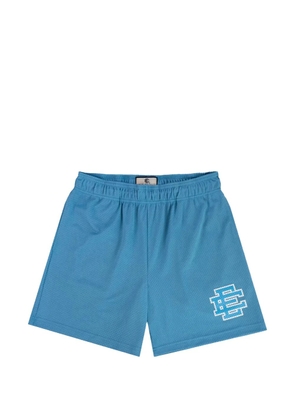 ERIC EMANUEL logo-print mesh shorts - Blue