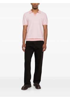 BOSS fine-knit T-shirt - Pink