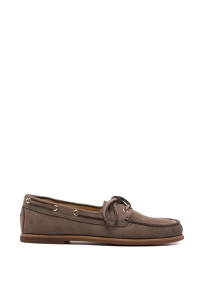 Henderson Baracco Zelia nubuck loafers - Brown