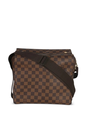 Louis Vuitton Pre-Owned 2011 Damier Ebene Naviglio messenger bag - Brown