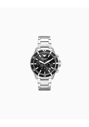 World Explorer Chronograph Stainless Steel Watch