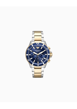 World Explorer Chronograph Two-Tone Stainless Steel Watch