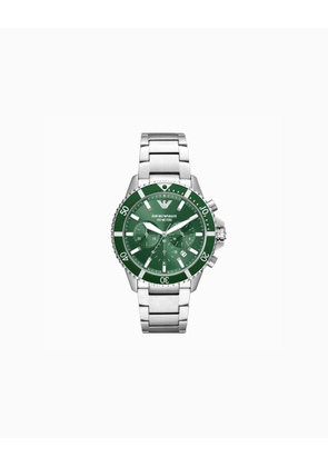 World Explorer Chronograph Stainless Steel Watch