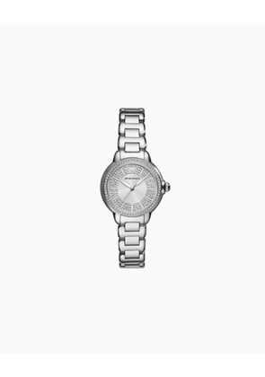 Three-Hand Stainless Steel Watch