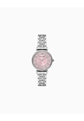 Two-Hand Stainless Steel Watch