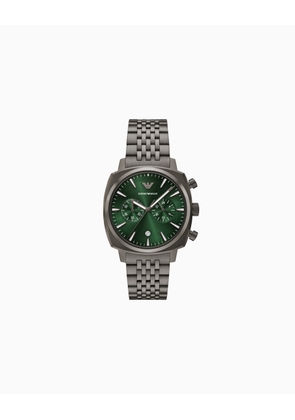 Chronograph Gunmetal Stainless Steel Watch