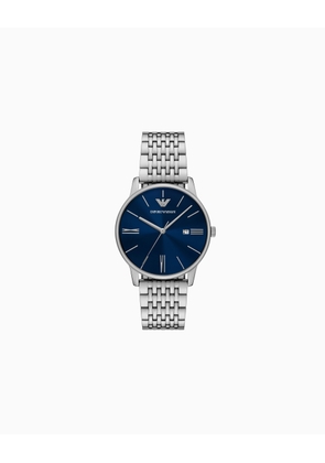 Three-Hand Date Stainless Steel Watch