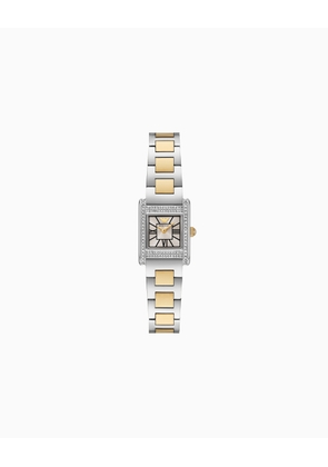 Two-Hand Gold-Tone Stainless Steel Watch