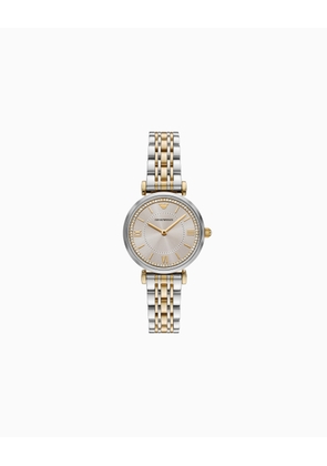 Two-Hand Two-Tone Stainless Steel Watch