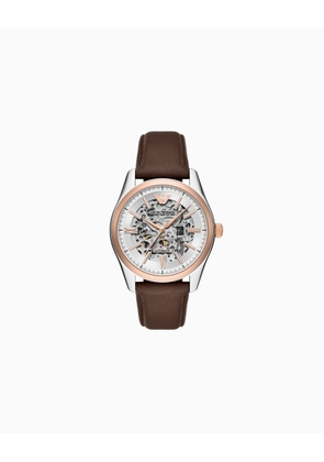 Lunar New Year Automatic Brown Leather Watch