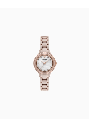 Three-Hand Nude Ceramic Watch