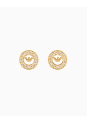 Gold-Tone Sterling Silver Stud Earrings
