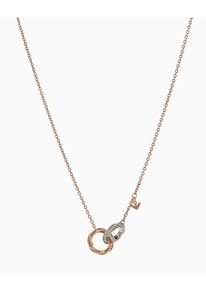 Two-Tone Stainless Steel Chain Necklace