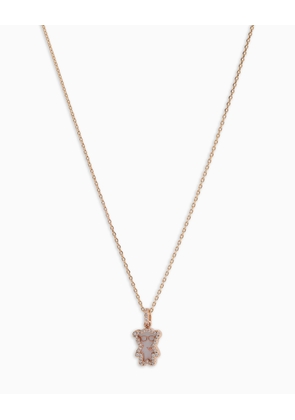 Rose Gold-Tone Brass Pendant Necklace