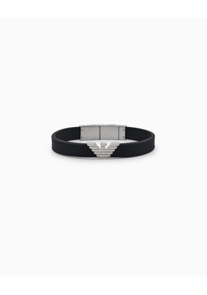 Black Silicone ID Bracelet