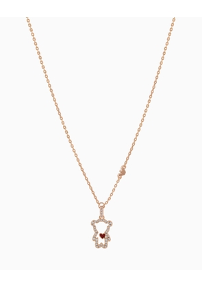 14K Rose Gold-Plated Brass Pendant Necklace